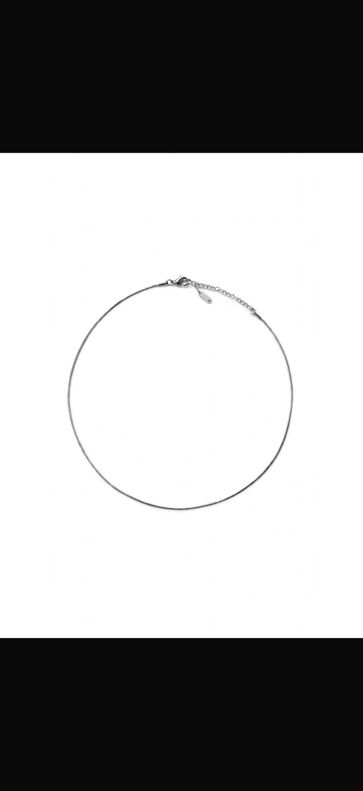 Collana Catenina Acciaio coda di topo
