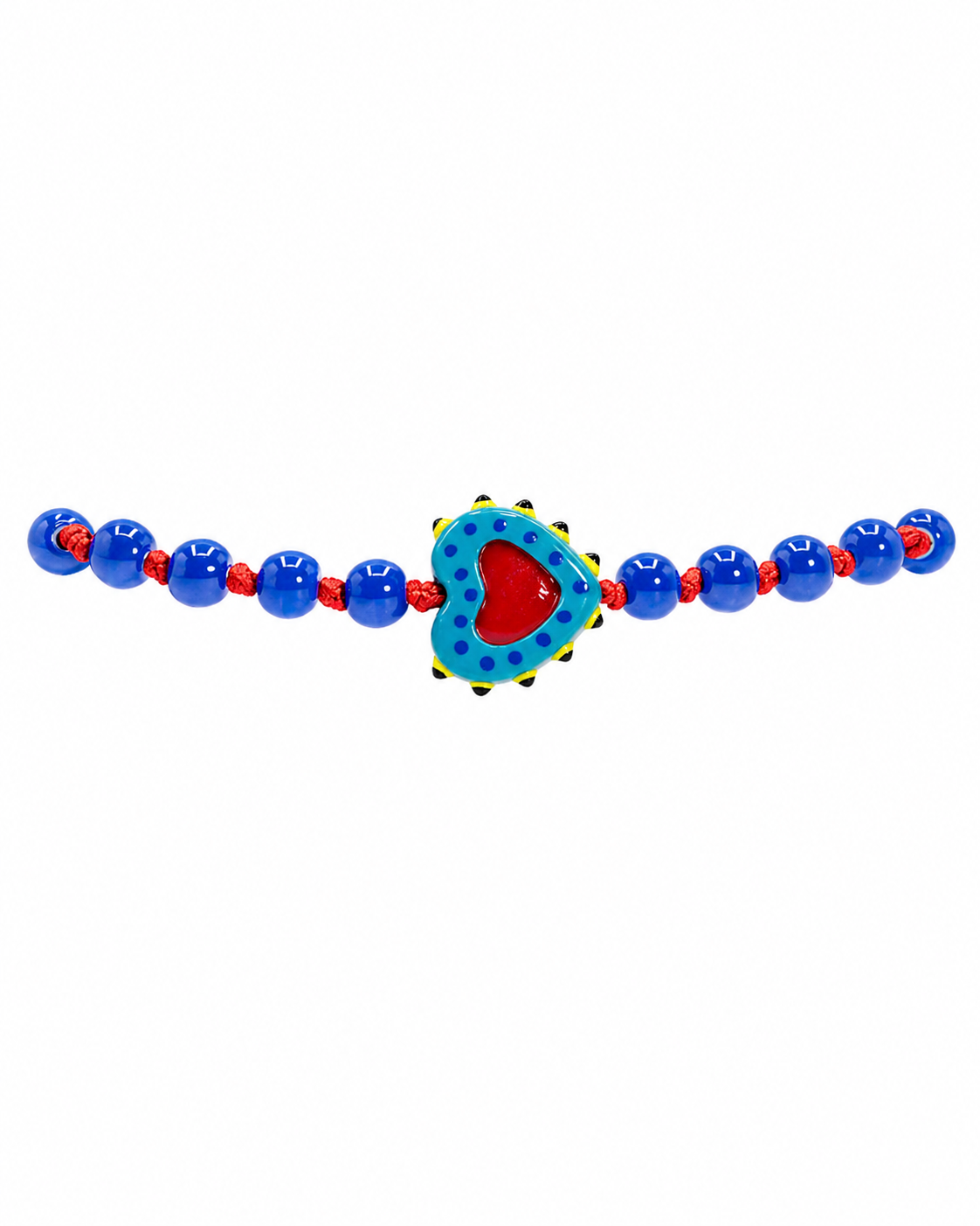 Bracciale Cuore Blu Pop