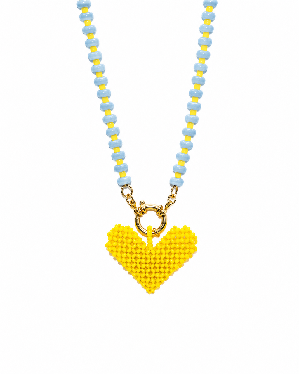 Collana Caraibi - Golden Sun Heart