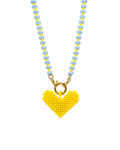 Collana Caraibi - Golden Sun Heart