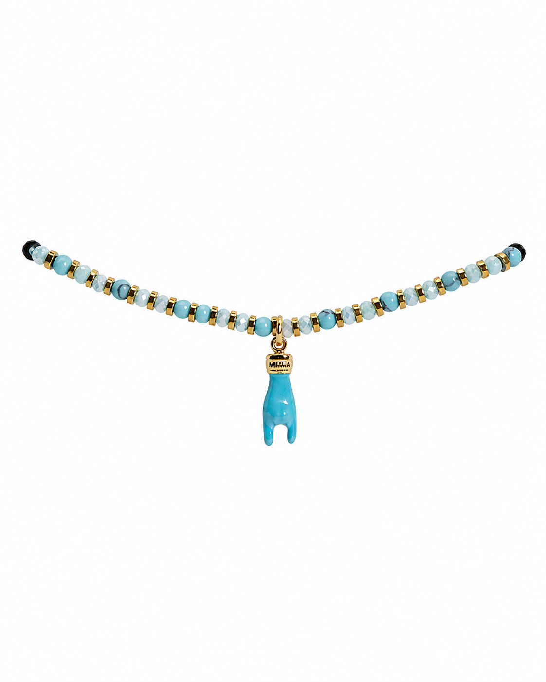 Bracciale Corna celeste