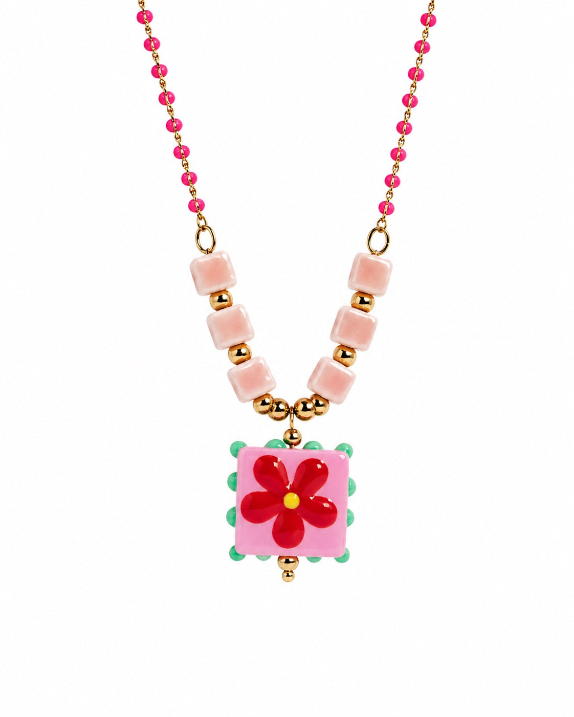 Collana Rio Pink Garden – Fioritura di Colore