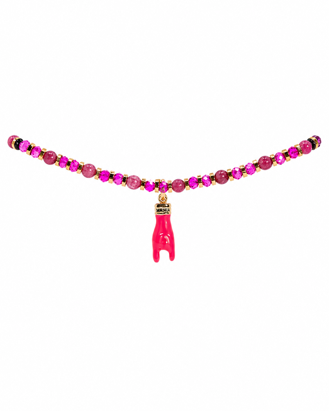 Bracciale Corna fucsia