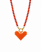 Collana Caraibi - Orange Heart