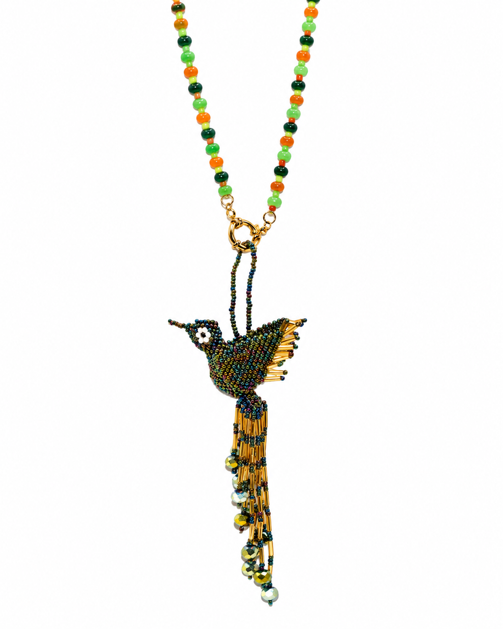 Collana Caraibi - Colibrì Emerald