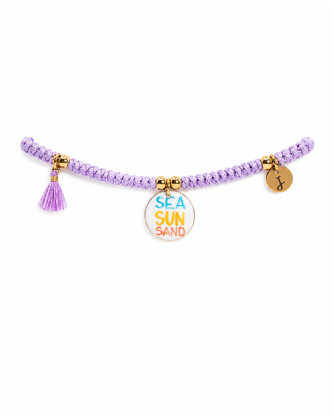 Bracciale Cordino lilla