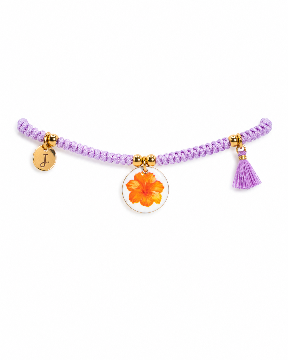 Bracciale Cordino lilla