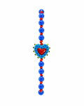 Bracciale Cuore Blu Pop