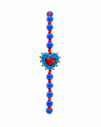 Bracciale Cuore Blu Pop