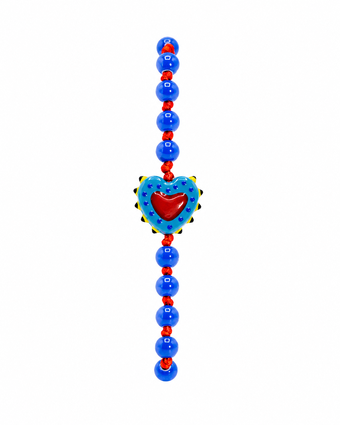 Bracciale Cuore Blu Pop