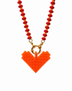 Collana Caraibi - Orange Heart