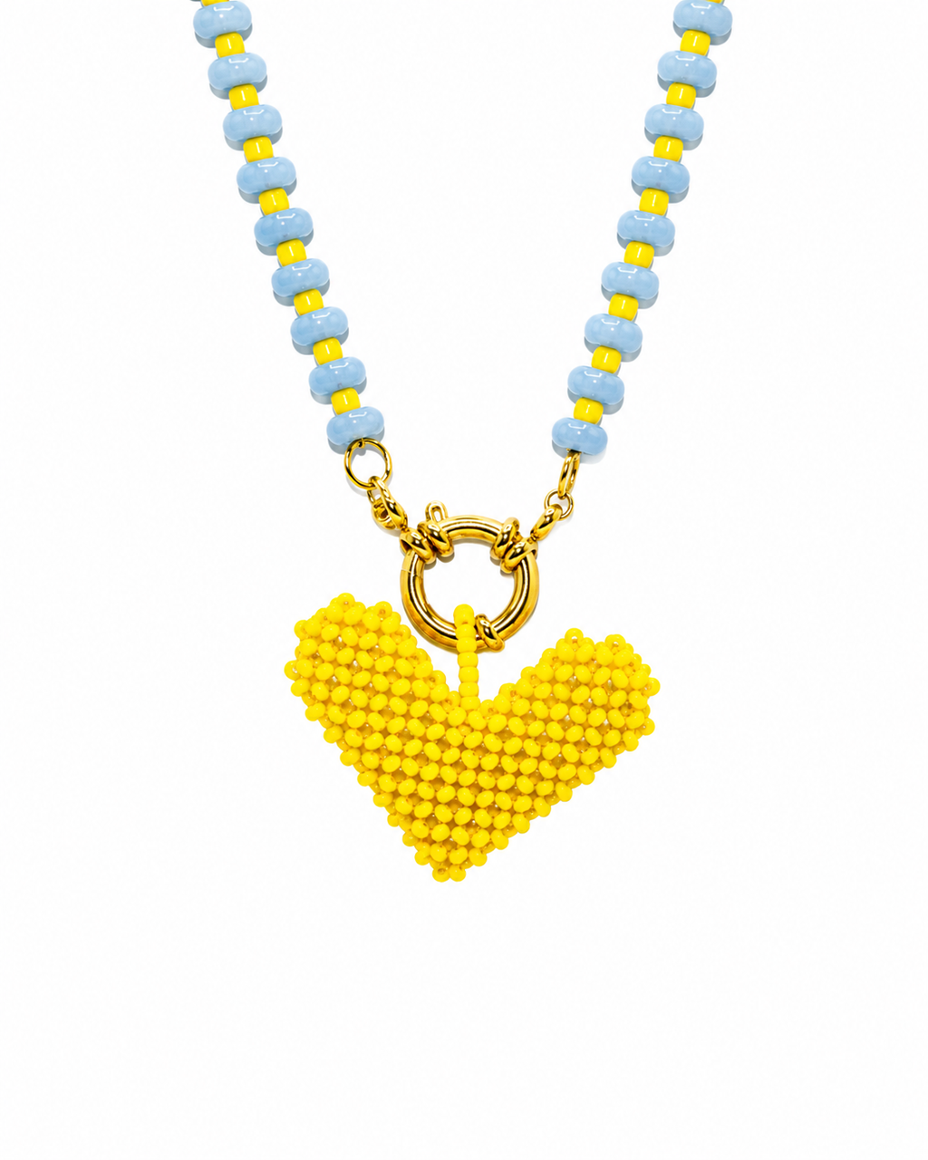 Collana Caraibi - Golden Sun Heart