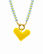 Collana Caraibi - Golden Sun Heart