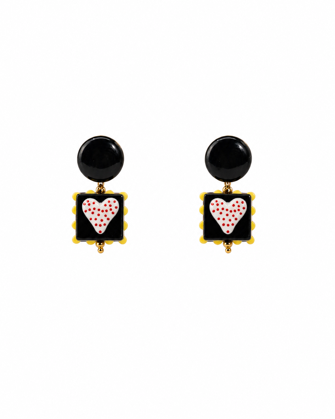 Orecchini Rio Noir – Cuore Pop