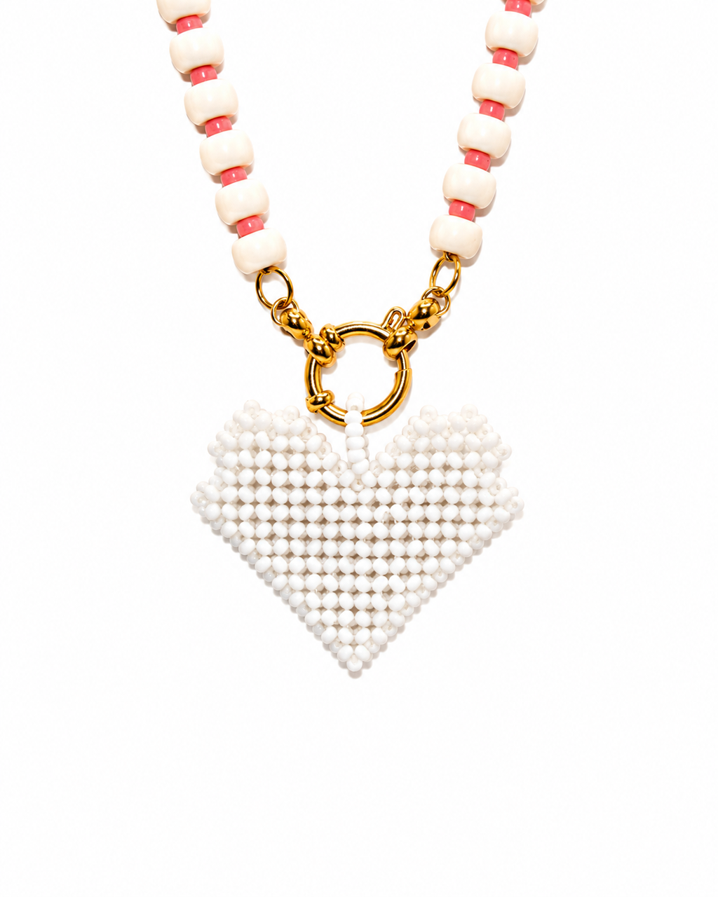 Collana Caraibi - White Heart