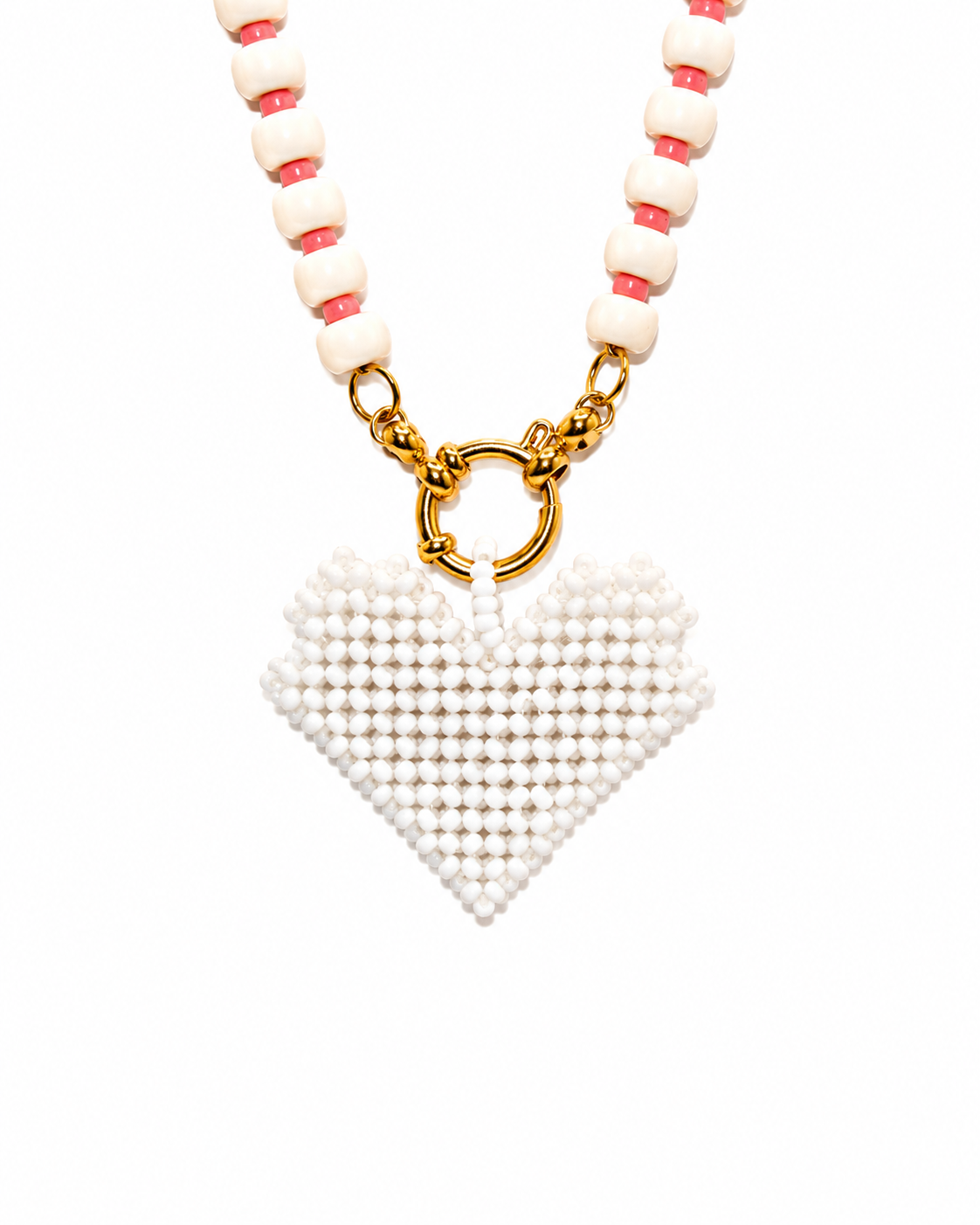 Collana Caraibi - White Heart