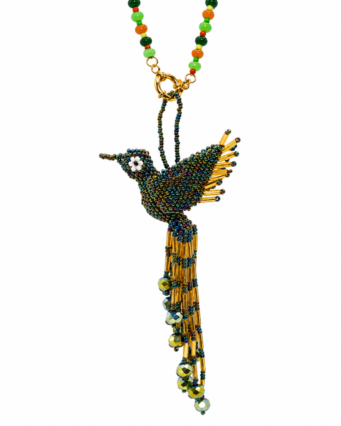 Collana Caraibi - Colibrì Emerald
