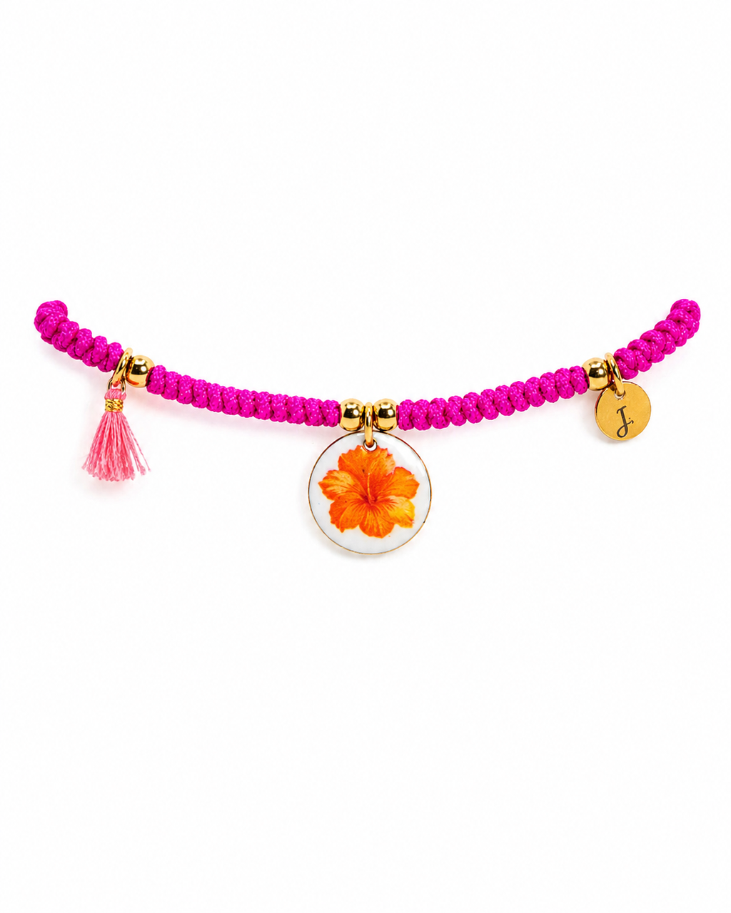 Bracciale Cordino fucsia