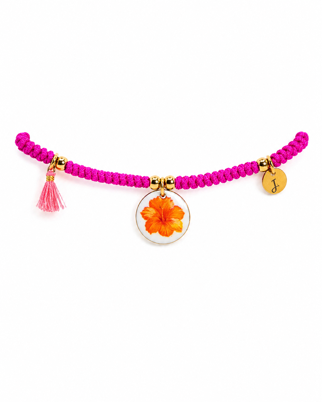 Bracciale Cordino fucsia