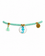 Bracciale Cordino verde acqua