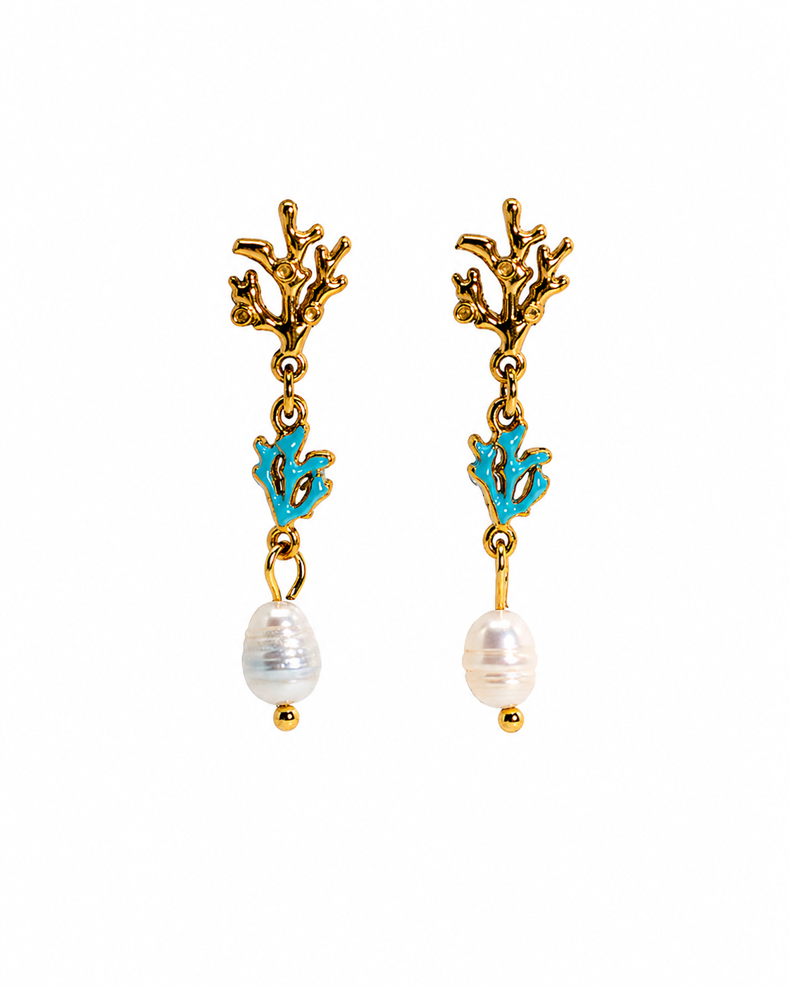 Orecchino Coral Pearl