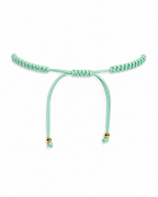 Bracciale Cordino verde acqua