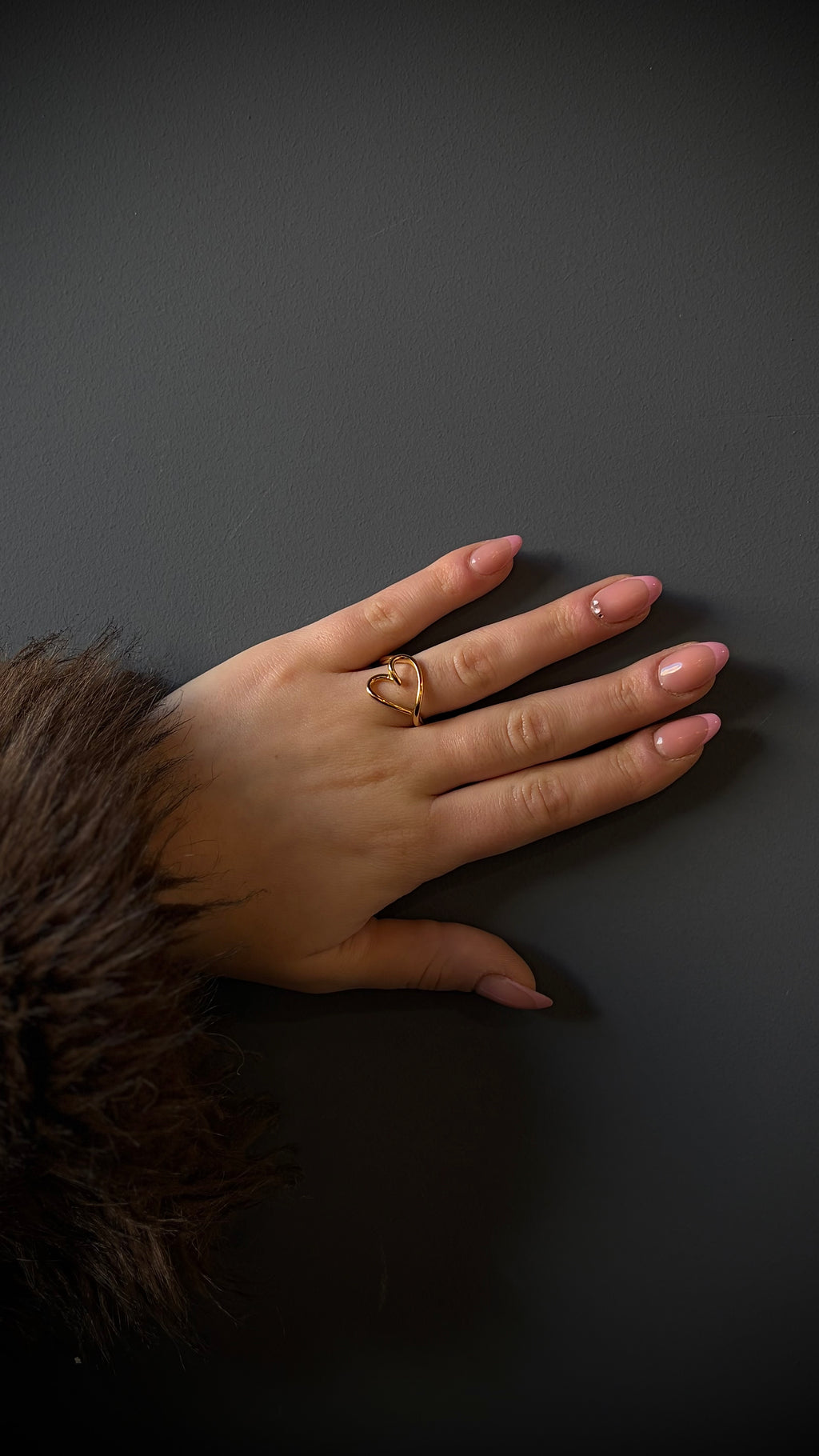 Anello Cuore fluido