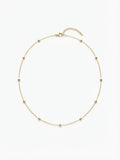 Collana Catenina Acciaio pallinata