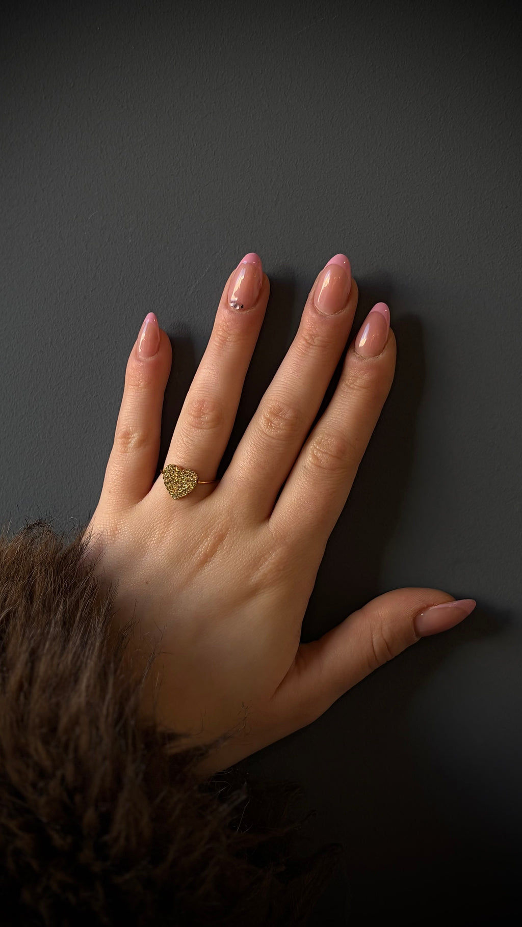 Anello Cuore Pavè