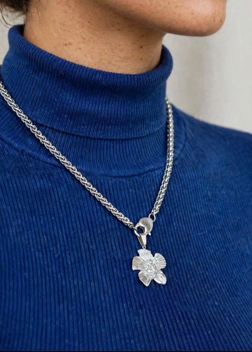 Collana - Silver Bloom