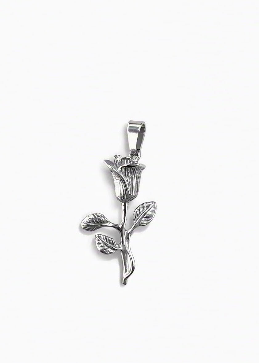 Charm Rosa stilizzata