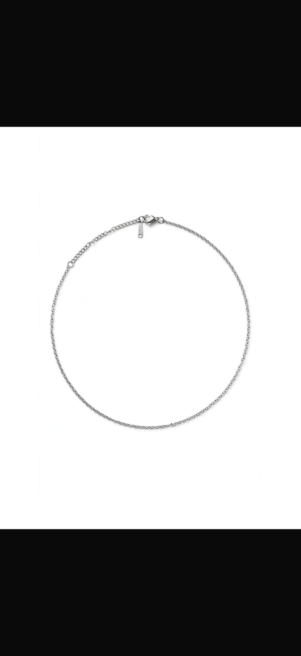 Collana Catenina Acciaio classica