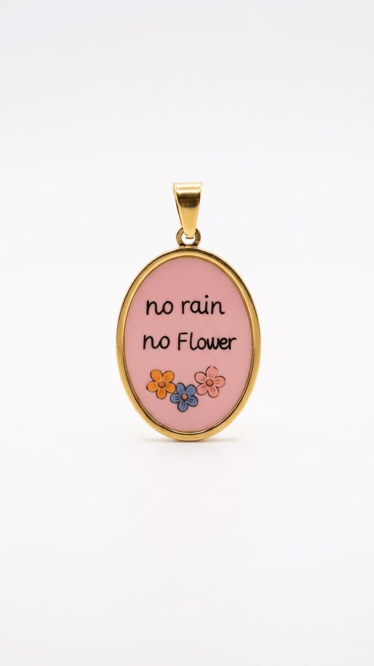 Charm No rain no flower