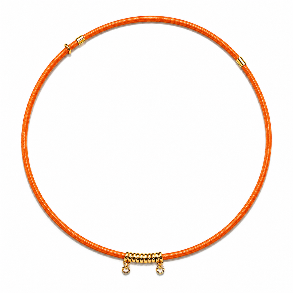 Collana Magnetica Colorata - Arancione