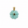Charm fiore giada