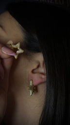 Orecchini Stella Pavè