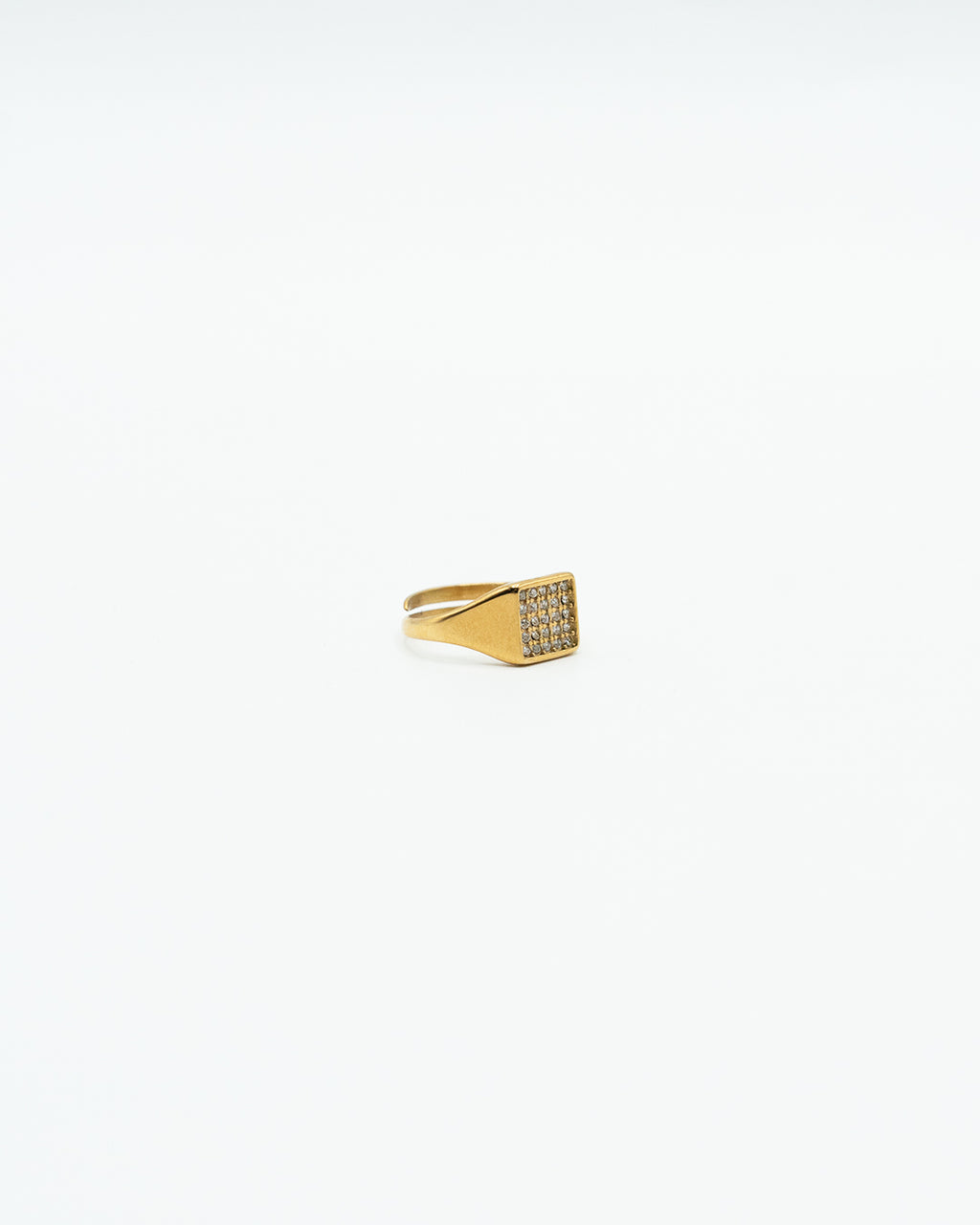 Anello - Quadrato zirconato