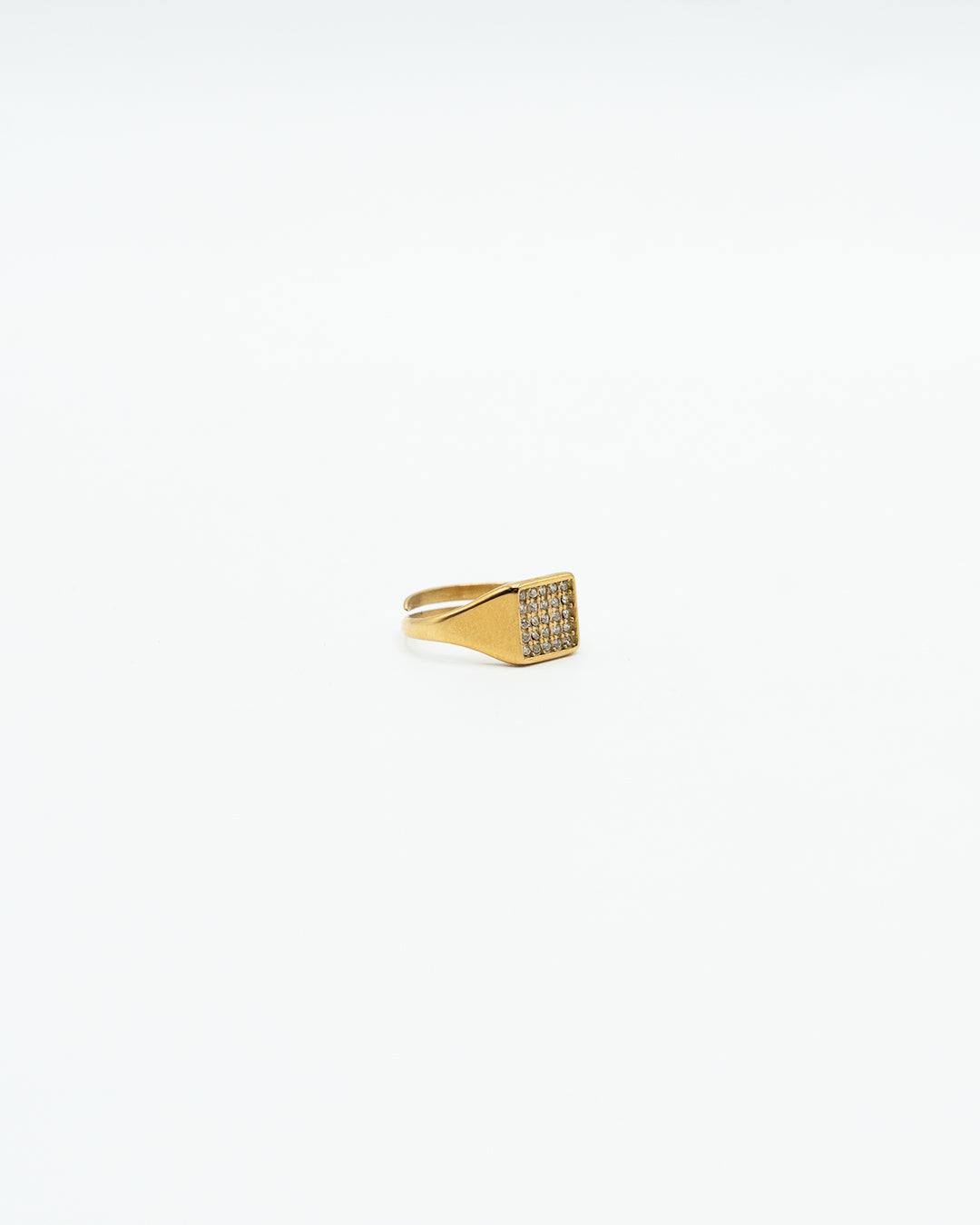 Anello - Quadrato zirconato