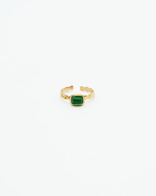 Anello - Black Cube gold
