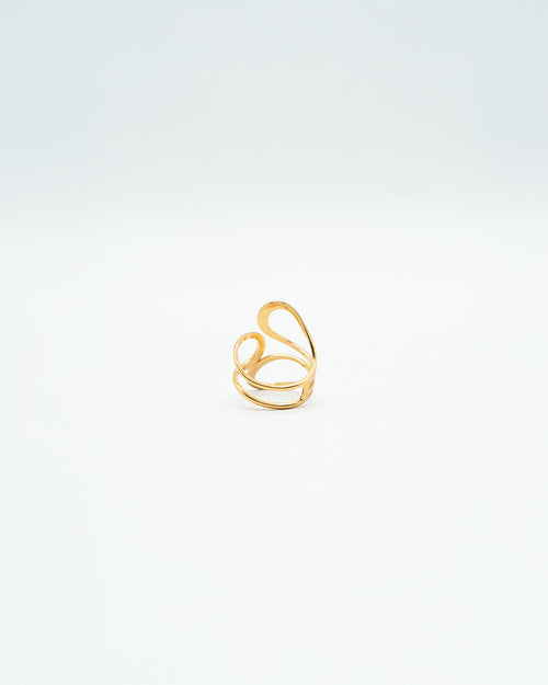 Anello - Spirali oro