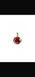 Charm Red moon heart