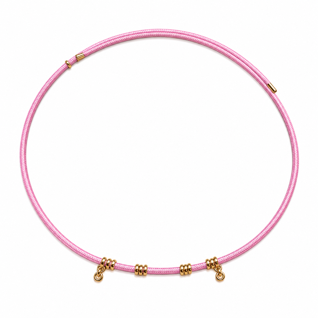 Collana Magnetica Colorata - Rosa