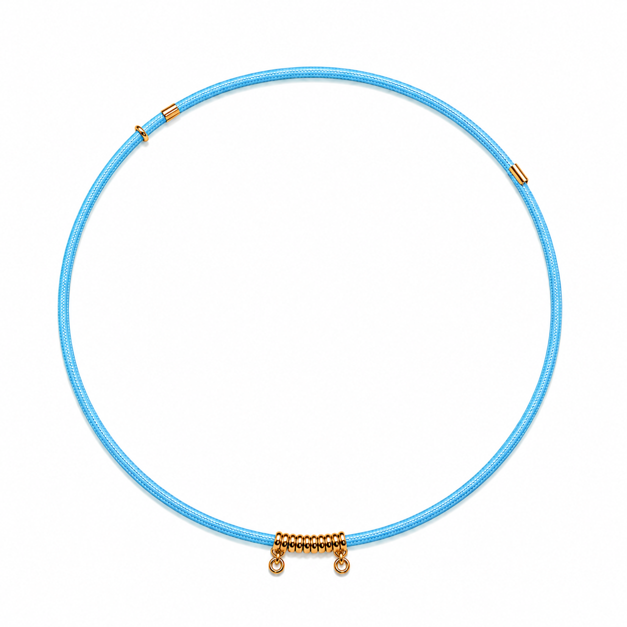 Collana Magnetica Colorata - Azzurra