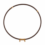 Collana Magnetica Colorata - Marrone