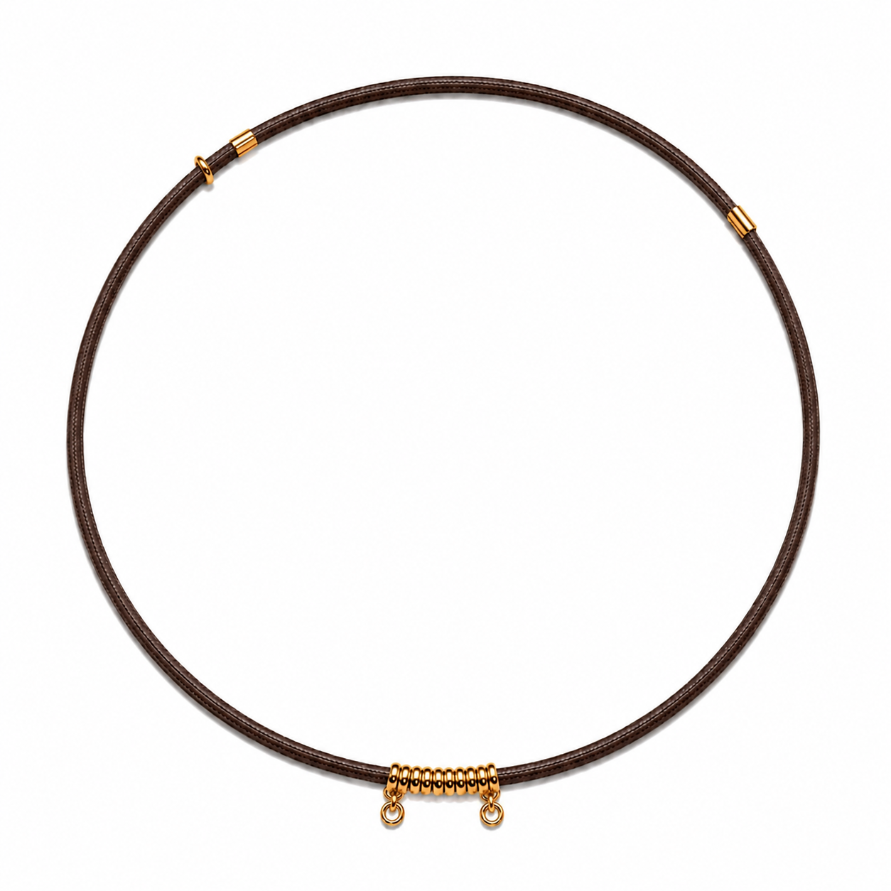 Collana Magnetica Colorata - Marrone
