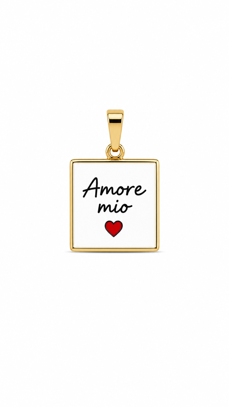Charm Messaggio Dorato – Modello 5