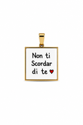 Charm Messaggio Dorato – Modello 2
