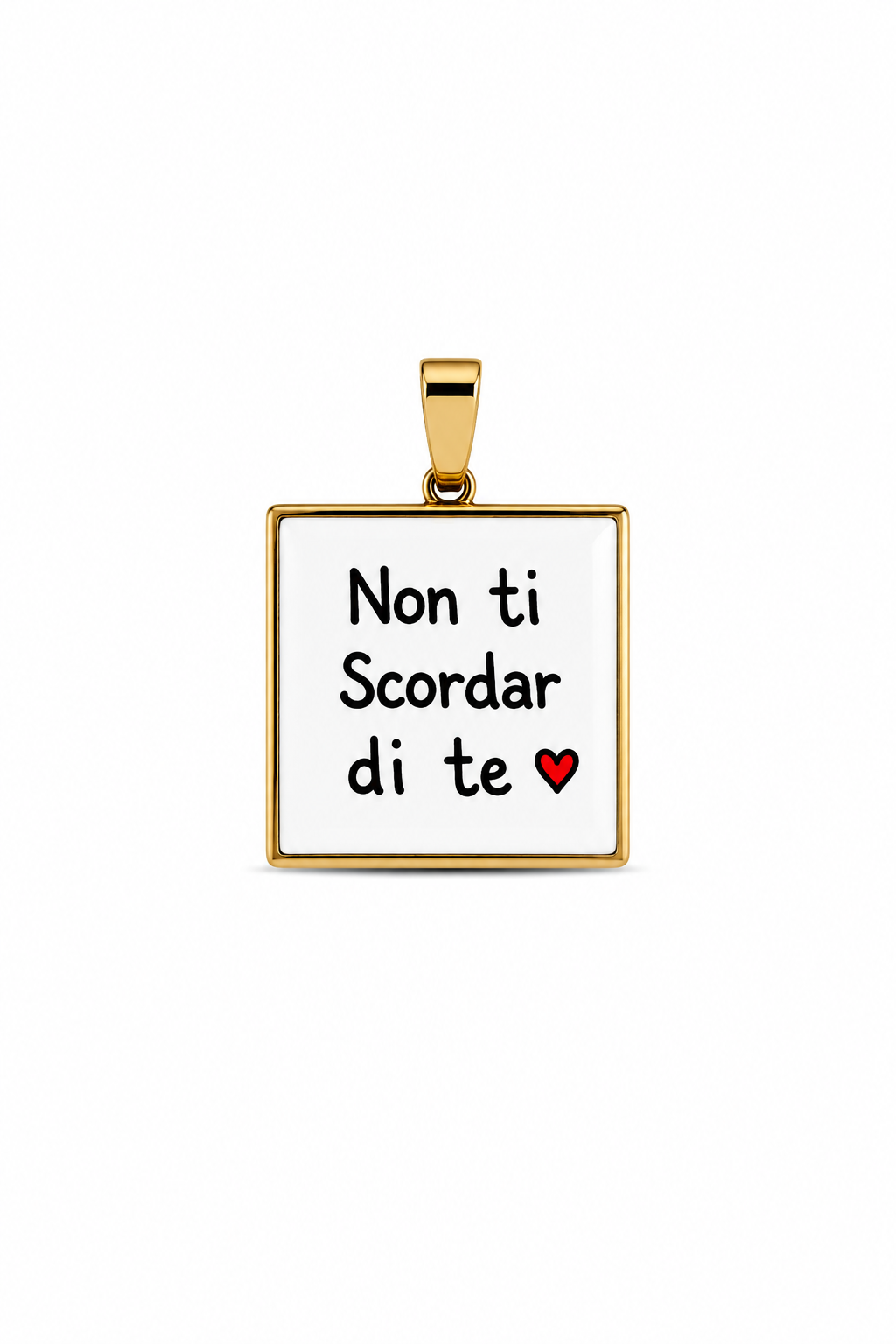 Charm Messaggio Dorato – Modello 2