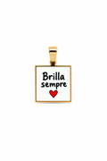 Charm Messaggio Dorato – Modello 1