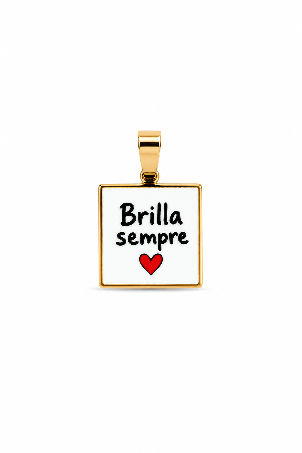 Charm Messaggio Dorato – Modello 1